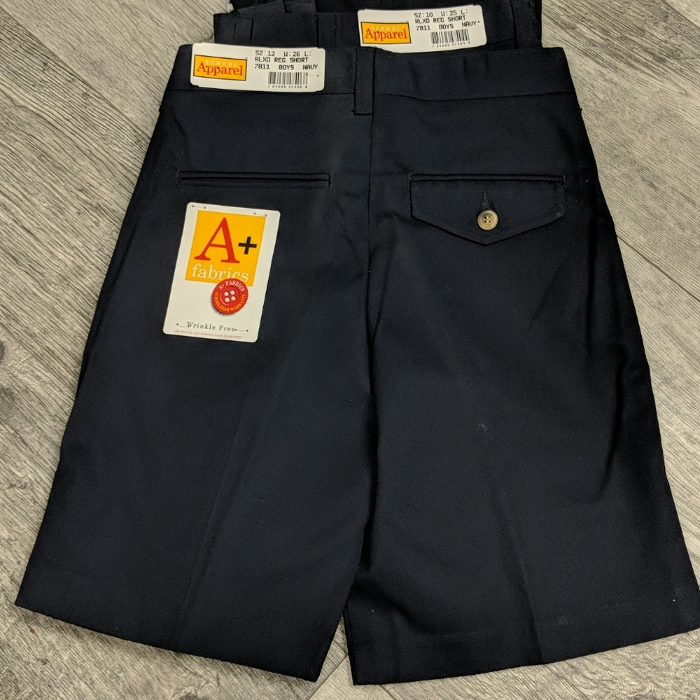 School Apparel RLXD REG SHORT NAVY - Picture 6 of 7